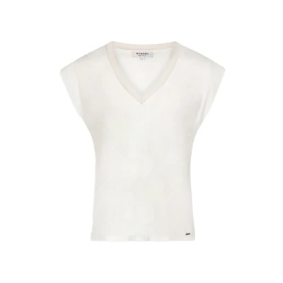 Immagine di Morgan Tshirt basic, Donna, Taglia: 38, Off white