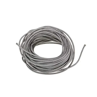 Immagine di Musiclily Pro 22 AWG Gauge Pre tinned Push back Shielded Single Conductor Stranded Braided Wire,25 Piedi (8 Metri)