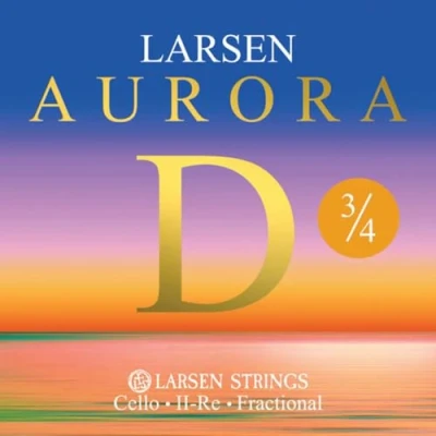 Immagine di LARSEN STRINGS Corde per violoncello Aurora D 3/4 Medio