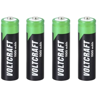 Immagine di VOLTCRAFT HR06 Batteria ricaricabile Stilo (AA) NiMH 1100 mAh 1.2 V 4 pz.