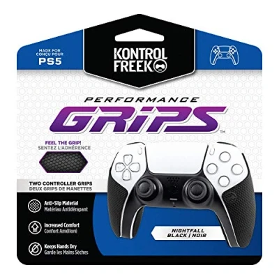 Immagine di KontrolFreek Performance Grips per controller Playstation 5 (PS5) (Nightfall Black)