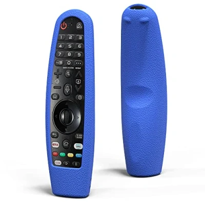 Immagine di SIKAI Case Flessibile Remote Compatibile con LG 4K UHD 3D Smart Magic AN MR600 / MR650 MR650A MR18BA Telecomando Antiscivolo Custodia Cover di Protezione (Blu)