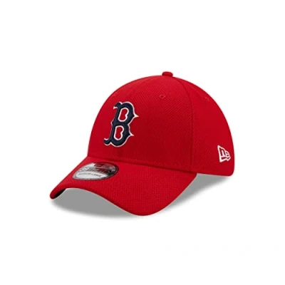 Immagine di New Era Boston Red Sox Baseball cap 39Thirty gebogener Schirm Rot Teamlogo Kappe Hut Stretch L XL (7 1/8 7 5/8)