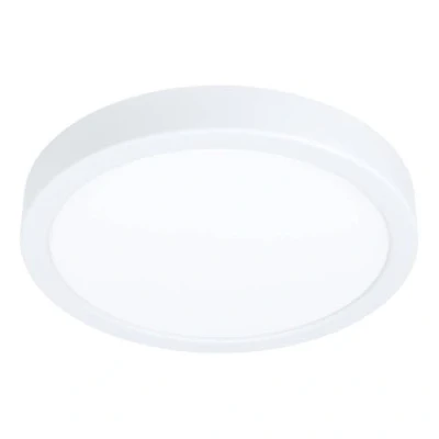 Immagine di Eglo Fueva 6 Plafoniera a LED, rotonda, lampada da soffitto in plastica, colore bianco, luce bianca calda e fredda, IP44, diametro 21 cm