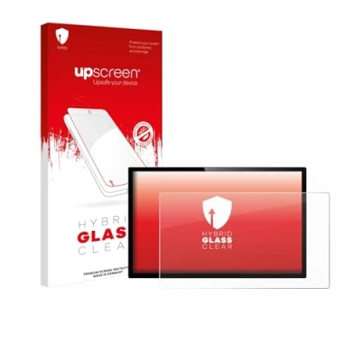 Immagine di upscreen 7&quot; Pellicola Protettiva per Dimensioni standard con 7,0 Pollici (17.8 cm) [154.8 x 87 mm, 16:9] Protezione Schermo Hybrid Glass