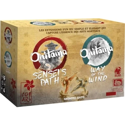 Immagine di Asmodee Igiari Onitama Estensione Sensei&#039;s Path + Way of The Wind Giochi da tavolo di strategia a partire dai 14 anni Gioco per 2 giocatori Versione francese