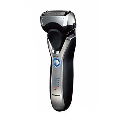 Immagine di Panasonic ES RT67 S503 Rasoio 3 Lame, Blocco Radente Flessibile, Motore Lineare 10000 giri/m, Display LED a 5 Fasi, Nero/Argento, indicatore durata batteria;ricaricabile;voltaggio universale