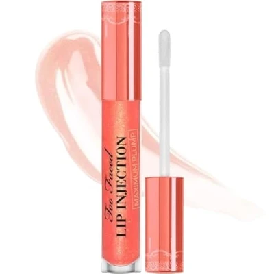 Immagine di TOO FACED Cosmetics ORIGINAL Lip INJECTION MAXIMUM Plump Gloss Volume Extra Strength Instant &amp; Long Term VEGANO by B (YUMMY BEAR, 4 g (confezione da 1))