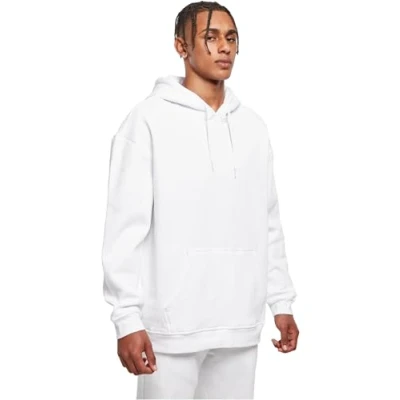 Immagine di Build Your Brand Felpa con Cappuccio Basic Oversize, Bianco, XL Uomo