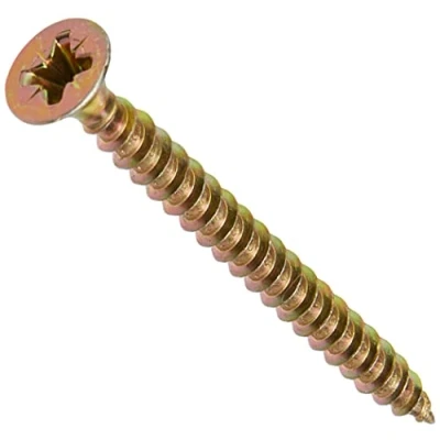 Immagine di Forgefix MPS445Y Viti Multiuso compatibili con Pozi CSK ST ZYP 4,0 x 45 mm, Confezione da 200, Multicolore, 4 Set di 200 Pezzi
