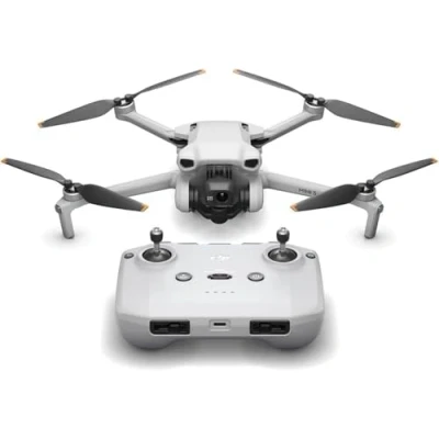 Immagine di DJI Mini 3 drone con fotocamera leggero e pieghevole video in 4K HDR, autonomia di 38 minuti, Riprese verticali native funzioni intelligenti