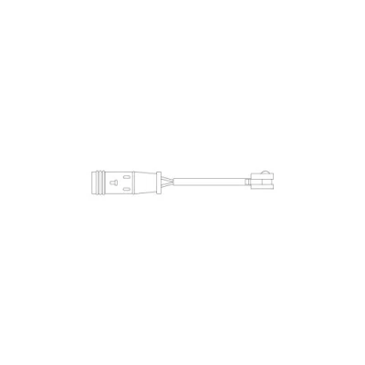 Immagine di DELPHI LZ0204 Kit contatti segnalazione, Usura guarnizione freno MERCEDES BENZ: Classe C Coupe, E T modell
