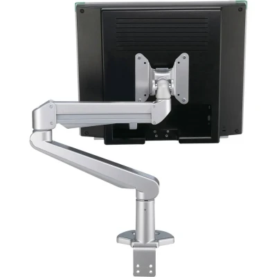 Immagine di Roline 1 parte Supporto da tavolo per monitor Argento (Metallizzato) Inclinabile, Regolabile in altezza, Ruotabile