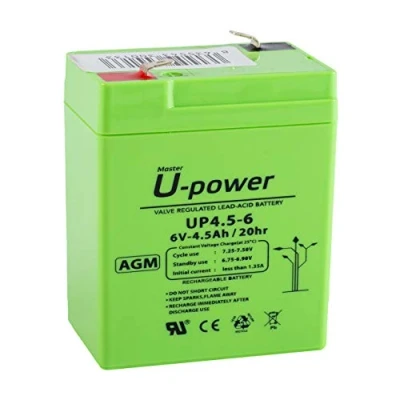 Immagine di Master U Power Batteria piombo Agm 4,5 Ah 6 V