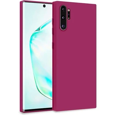 Immagine di MyGadget Cover per Samsung Galaxy Note 10 Plus Custodia in Silicone Morbido a Doppio Strato Case con Protezione Fotocamera &amp; Fodera Interna Antigraffio Bordeaux