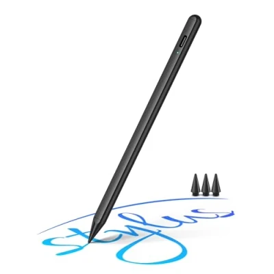 Immagine di Penna Stilo 2a Generazione per Apple iPad 2018 2022, con Rifiuto del Palmo Punte della più Precise Schermo 6a/7a/8a/9a/10a,Air 3a/4a/5a /Mini 5a/6a/Pro(11/12.9)