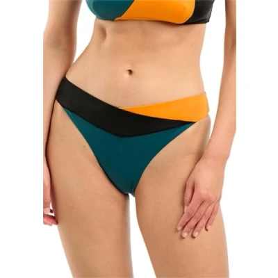 Immagine di Sans Complexe Bain, Costumi da Bagno Scollati, Beyond The Beach, IRU Green di Ocra Nero, XL