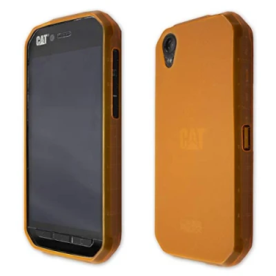 Immagine di caseroxx TPU Custodia per Cat S41, Guaina (TPU in arancio)