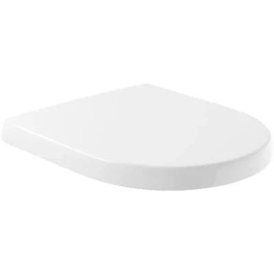 Immagine di Villeroy &amp; Boch 98M9C101, Sedile copri WC &quot;Omnia architectura&quot;, con sistema di chiusura ammortizzata Quick Release, Bianco