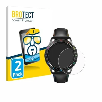Immagine di brotect Pellicola Protettiva per Xiaomi Watch S3 Protezione Schermo (2 Pezzi) [Trasparente, Anti Impronte]