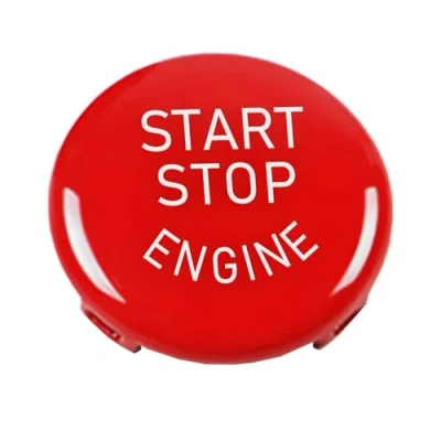 Immagine di TTCR II Sports Red Start Stop Button Compatible with BMW (1 3 5 6 X1 X3 X5 X6 Series,E81 E90 E91 E60 E63 E84 E83 E70 E71), Engine Switch Power Ignition Replacement…