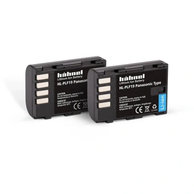 Immagine di Hähnel Fototechnik HL PLF19, 2er batteria ricaricabile fotocamera sostituisce la originale (camera) DMW BLF19, BLF19E, BLF19PP 7.2 V 1970 mAh