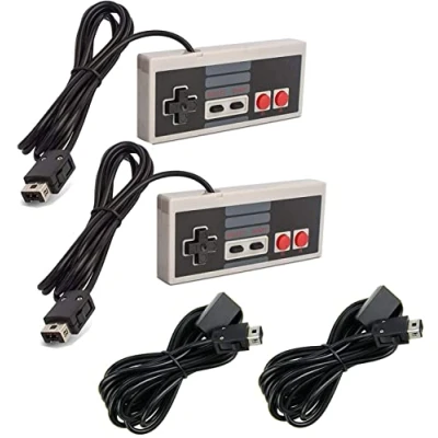 Immagine di Link e : 2 X Controller di Gioco Cavo Prolunga Compatibili con la Console Nintendo Mini/Classic NES