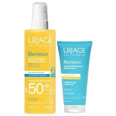 Immagine di Bariésun Spray Spf50+ Con Doposole Uriage 200ml+150ml
