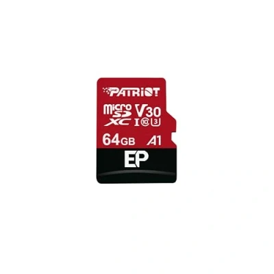 Immagine di Patriot memory PEF64GEP31MCX 64 GB EP A1 per micro SD card SDXC telefoni e tablet Android/4 K Video recording