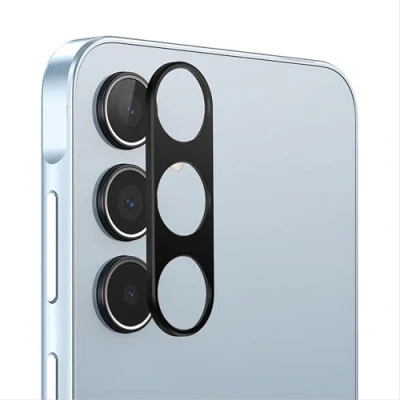Immagine di GIOPUEY Pellicola Fotocamera per Samsung Galaxy A35 5G, [2 Pezzi] Protezione della in Metallo, [Resistente ai Graffi] [Non Interferisce con Il Tiro] [Facile Installazione] Black