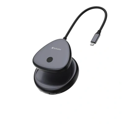Immagine di Verbatim Trasmettitore e ricevitore wireless HDMI 4K per streaming, trasmissione video/audio, extender laptop, PC, smartphone a TV, monitor,