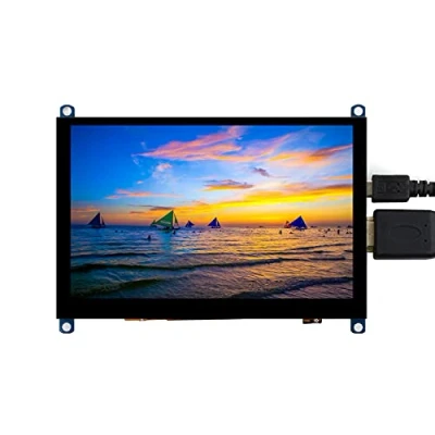 Immagine di Waveshare 5 pollici HDMI LCD Display per Raspberry Pi 800x480 Touchscreen TFT Capacitivo Schermo Monitor Supporto 4B/3B+/A+/B/2B/B+/A+/Zero W Compatibile con Windows 10/8.1/8/7