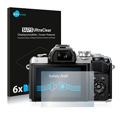 Immagine di savvies (6 Pezzi Pellicola Protettiva per Olympus OM D E M10 Mark III/Mark IV Protezione Schermo Trasparente