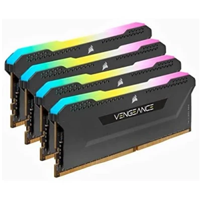 Immagine di Corsair VENGEANGE RGB PRO SL 64GB (4x16GB) memoria desktop DDR4 3200 C16 a elevate prestazioni per Intel e AMD, nero