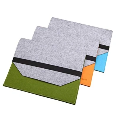 Immagine di 3Pz Cartelle di file in feltro Espansione A4 Carta Organizer Borsa per documenti buste portatile