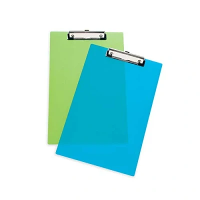 Immagine di Rapesco SHPPCBAS Portablocco Trasparente Satinato, A4+, Colori Assortiti