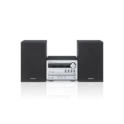 Immagine di Panasonic SC PM254EG S Sistema stereo Bluetooth, CD, DAB+, FM, USB, 2 x 10 W Nero, Argento