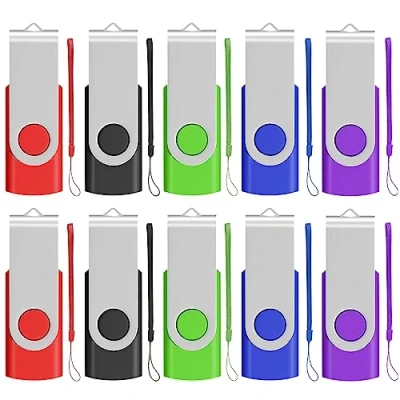 Immagine di ARETOP 10 pezzi 16 GB memoria stick USB ad alta velocità 2.0 multicolore Mehrfarbig 1