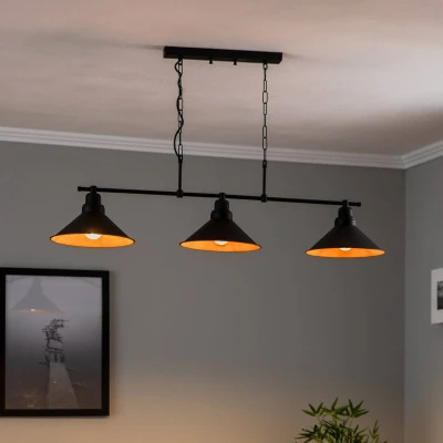 Immagine di Conix Metal 3 Cone Bar Hanger Nero Menzzo