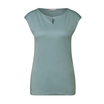 Immagine di Street One 3227152 Maglietta con Taglio, Arona Blue, 42 Donna