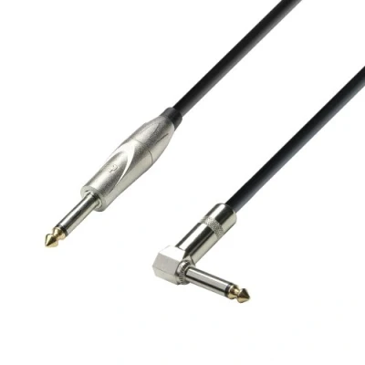 Immagine di Adam Hall Cables 3 STAR IPR 0600 Cavo Strumenti Jack mono da 6,3 mm a Angolare 6 m
