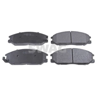 Immagine di SWAG 33 10 6357 Kit pastiglie freno Assale anteriore con segnalatore acustico usura SSANGYONG: Kyron, Actyon 1, Sports I Pick up