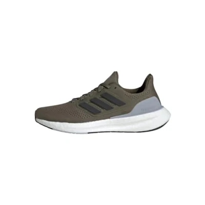 Immagine di adidas Performance Pureboost 23 Scarpe running neutre, Uomo, Taglia: 43 1/3, Olive strata core black halo silver Tessuto / sintetico