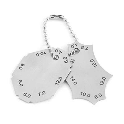 Immagine di Akozon Saldatura gauge Filet Weld a T pezzo forma di testa joint, sudore, gambe profonde, lunghezza da uomo