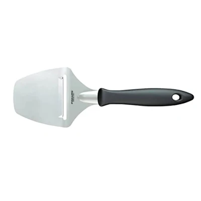 Immagine di Fiskars Affetta Formaggio con Lama in Acciaio Inossidabile, Plastica/Acciaio Inox, Lunghezza: 21,5 cm, Essential, Nero/Argento, 1065587