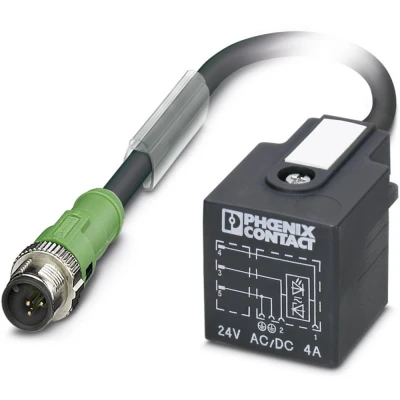Immagine di SAC 3P M12MS/1,5 PUR/A 1L Z 1400770 Phoenix Contact Contenuto: 1 pz.