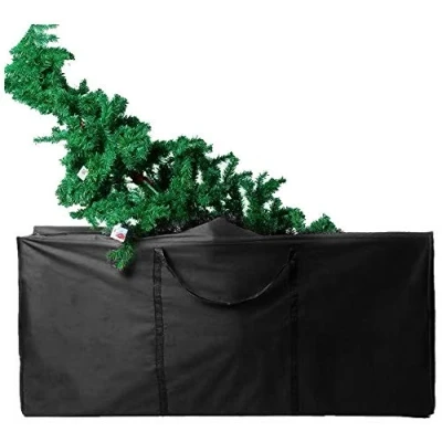 Immagine di RRigo borsa portaoggetti per mobili da terrazza giardino impermeabile leggera tappezzeria nera (S 116 x 47 51 cm)