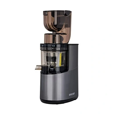 Immagine di BioChef Atlas Whole Slow Juicer Pro estrattore di Succo, 400 Watt, 40 RPM, a freddo. Garanzia vita sul motore Argento