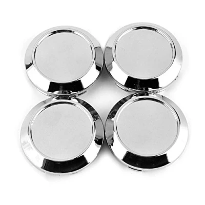 Immagine di RhinoTuning Set di 4 coprimozzo da 60 mm OD ID 56 in lega compatibile con Work Meister (argento)