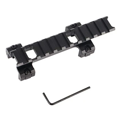Immagine di FOCUHUNTER Tactical Dovetail su Montaggio 20mm Weaver/Picatinny per Mirino Adapter MP5 G3 Alluminio (12)